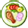 Small icon showing a meal on a plate